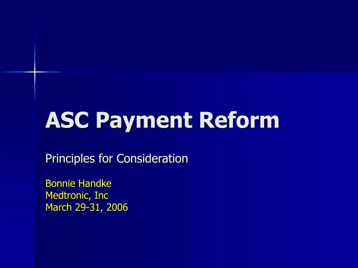 asc payment reform