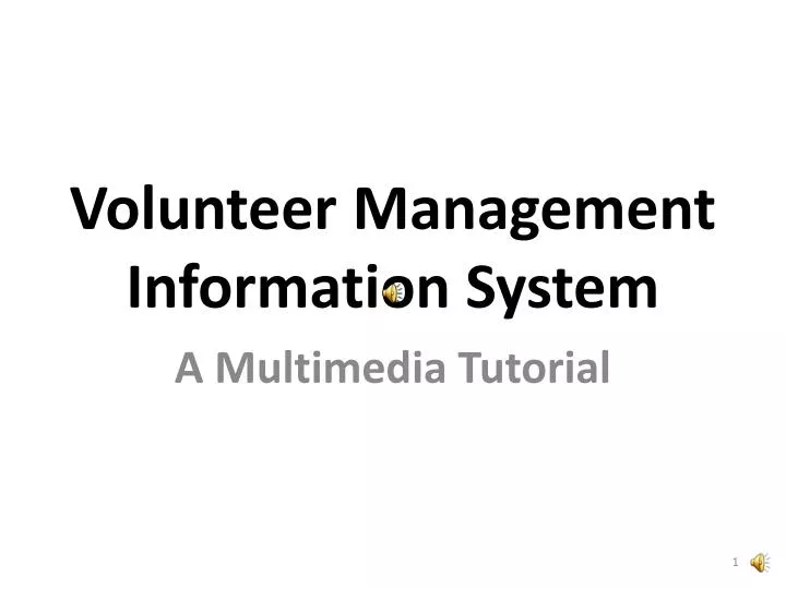 volunteer management information system