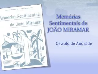 mem rias sentimentais de jo o miramar