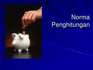 norma penghitungan