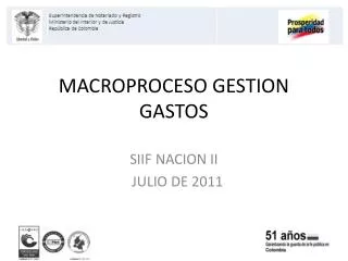 macroproceso gestion gastos