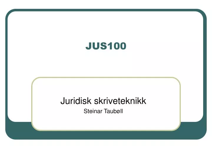 jus100
