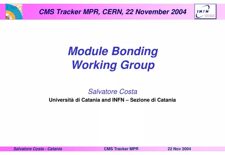module bonding working group
