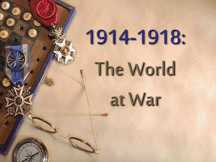 1914 1918 the world at war