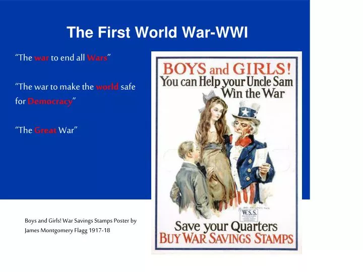 the first world war wwi