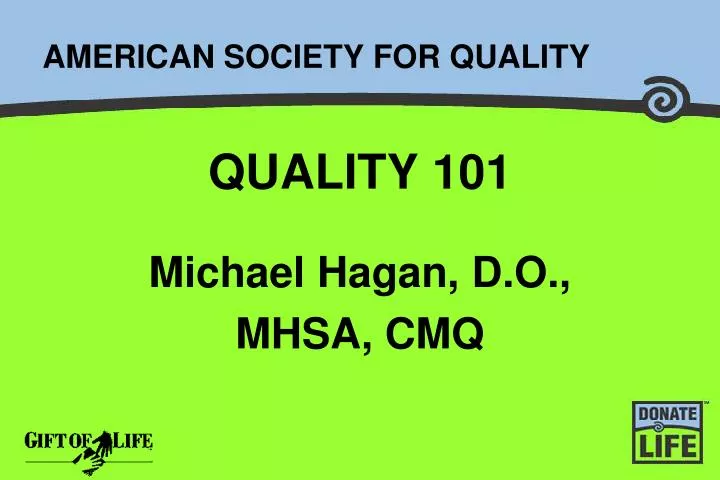 American Society For Quality N 