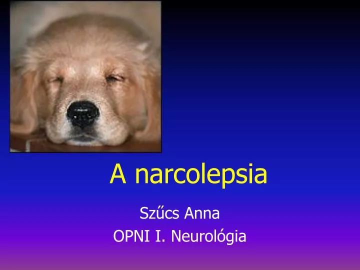 a narcolepsia