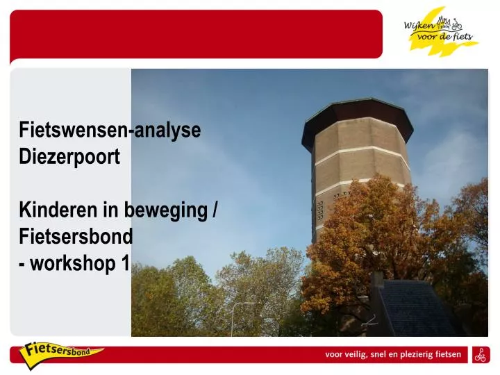 fietswensen analyse diezerpoort kinderen in beweging fietsersbond workshop 1