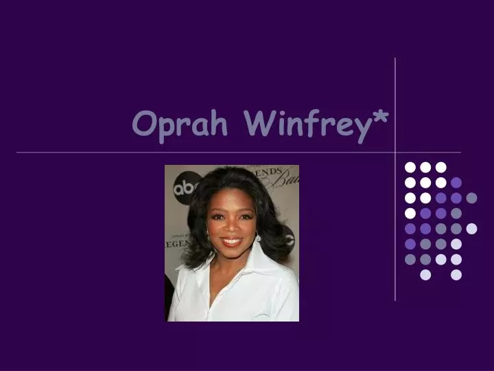 oprah winfrey