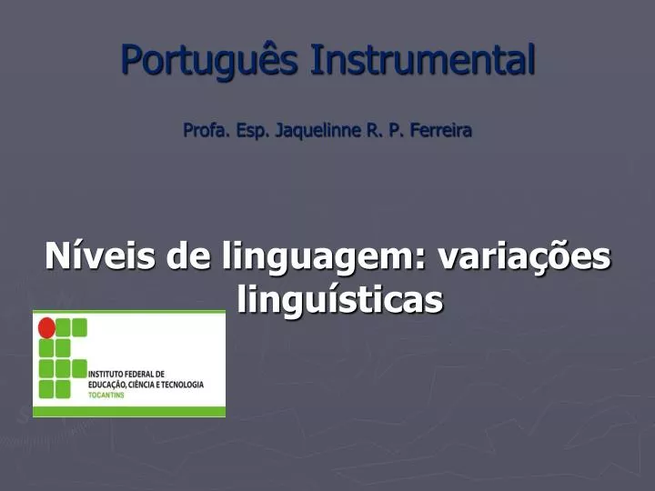 portugu s instrumental