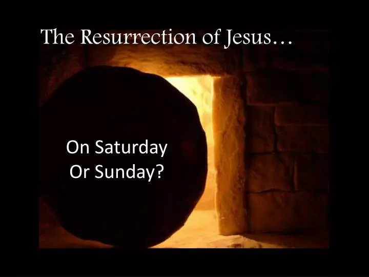 the resurrection of jesus