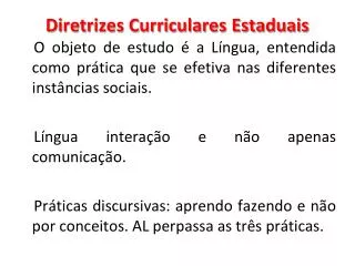 diretrizes curriculares estaduais