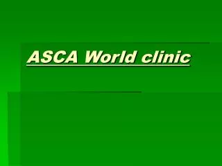 asca world clinic