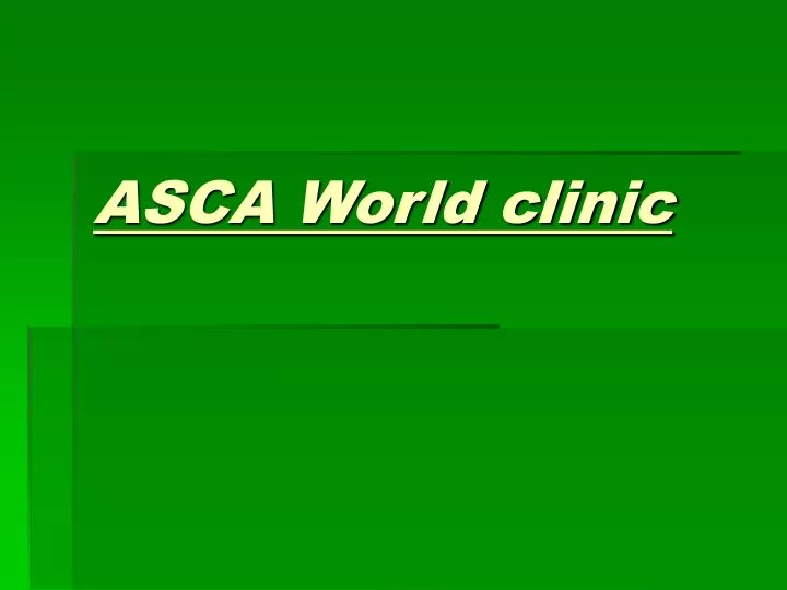 asca world clinic