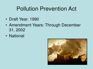 Pollution Prevention Act