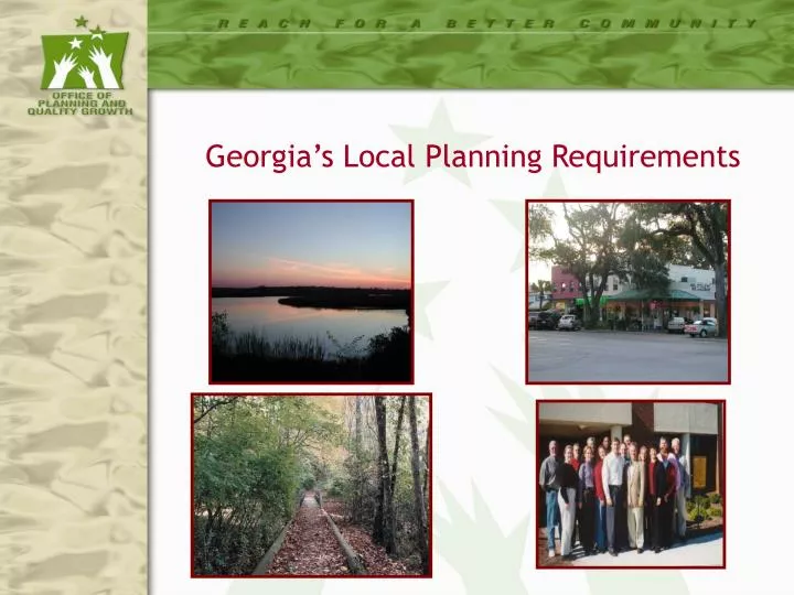 georgia s local planning requirements