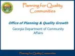 Planning for Quality Communities - slide 1