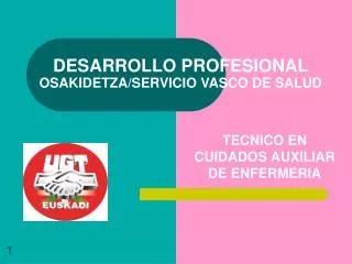 desarrollo profesional osakidetza servicio vasco de salud