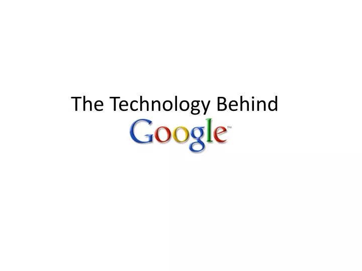 the technology behind