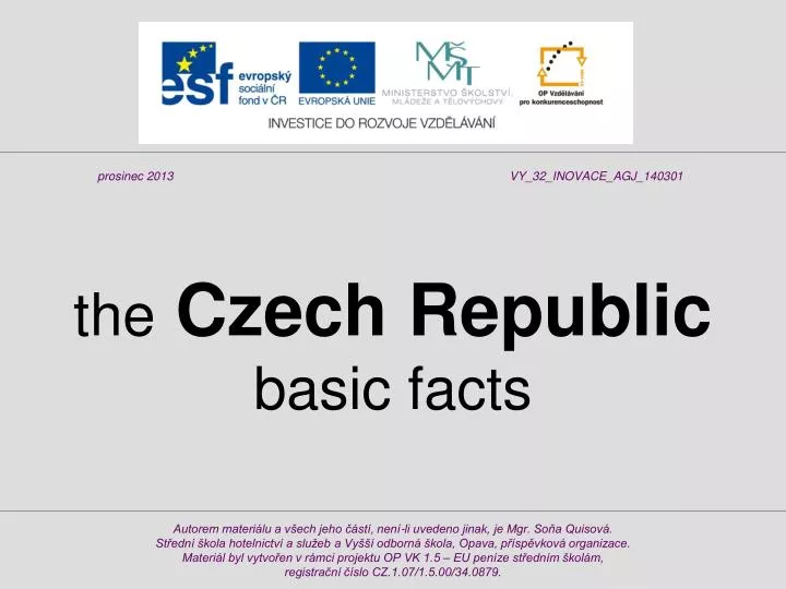 the czech republic basic facts