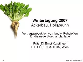 wintertagung 2007 ackerbau hollabrunn