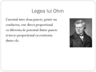 legea lui ohm