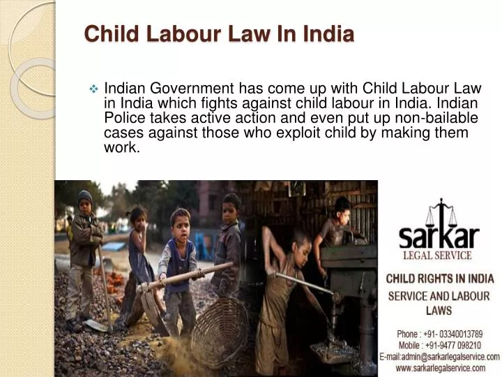 child labour law in india