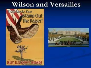 Wilson and Versailles