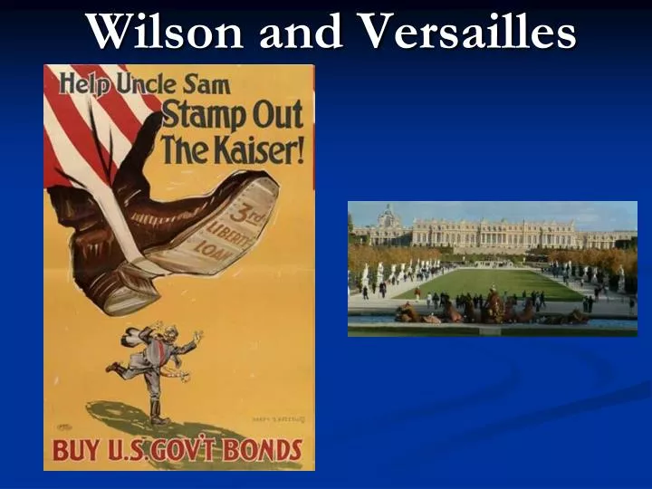 wilson and versailles