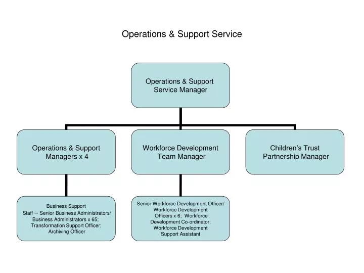 operations support service