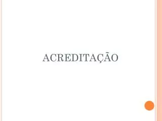 acredita o