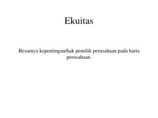 ekuitas