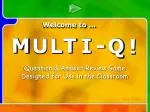 Multi-Q: Engaging Classroom Review Game - slide 1