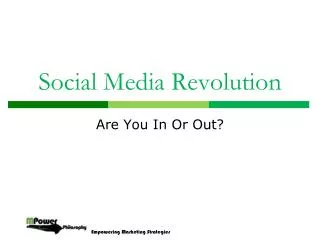 Social Media Revolution