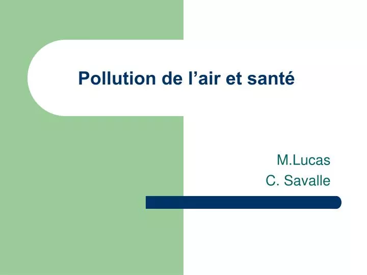 pollution de l air et sant