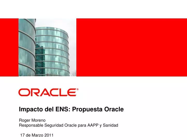 impacto del ens propuesta oracle