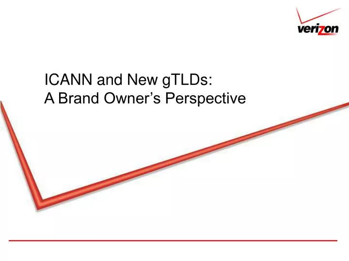 icann and new gtlds a brand owner s perspective