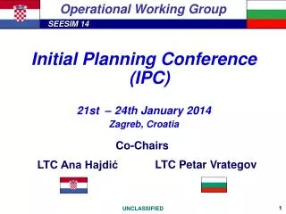 Operational Working Group