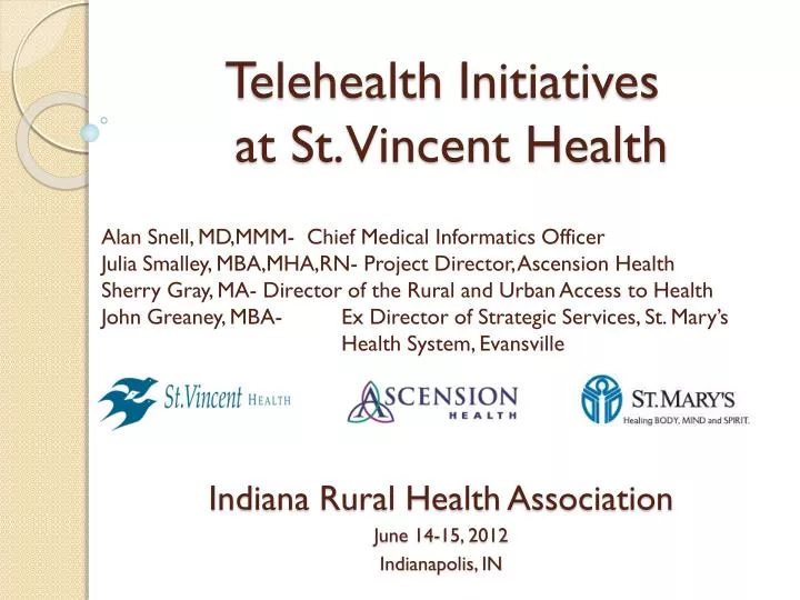 indiana rural health association june 14 15 2012 indianapolis in
