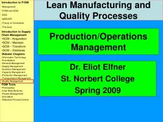 production operations management