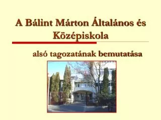 a b lint m rton ltal nos s k z piskola