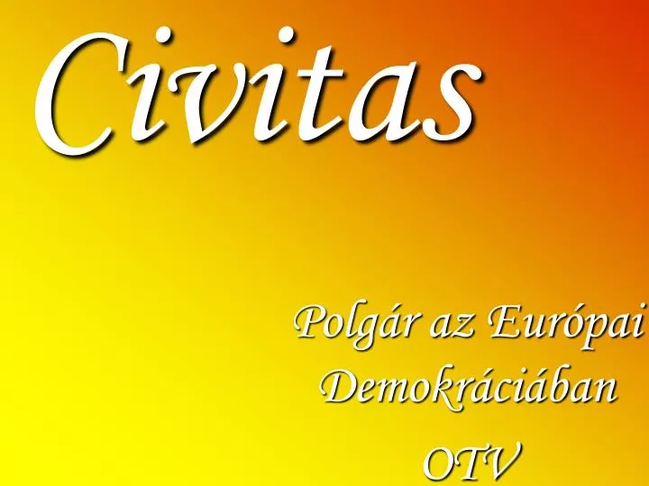 civitas