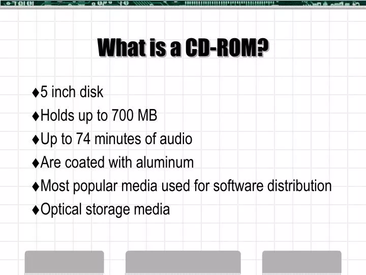 what is a cd rom
