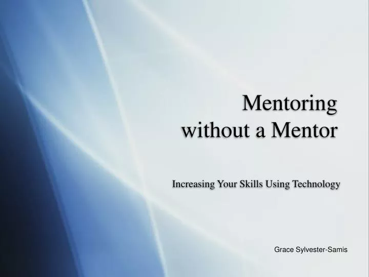 mentoring without a mentor