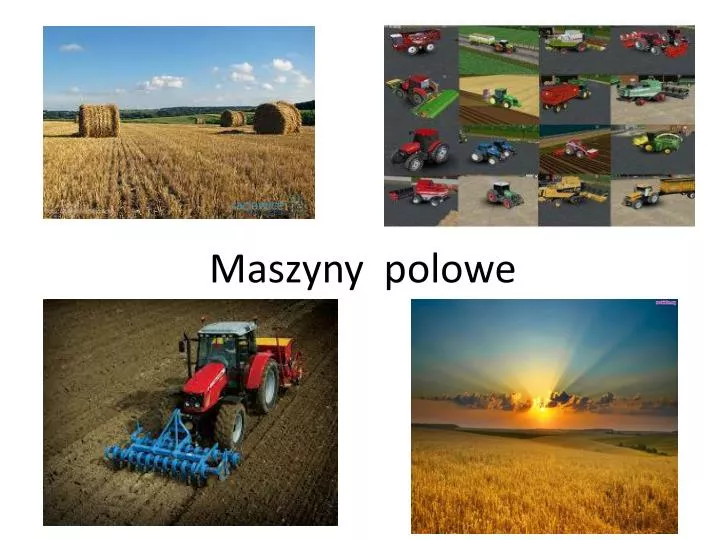 maszyny polowe