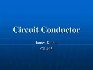 Circuit Conductor
