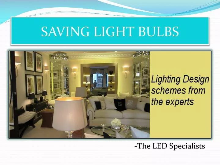 saving light bulbs
