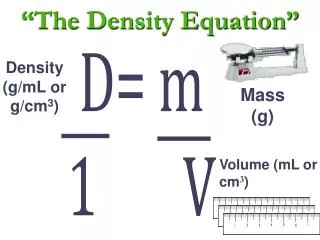 the density equation