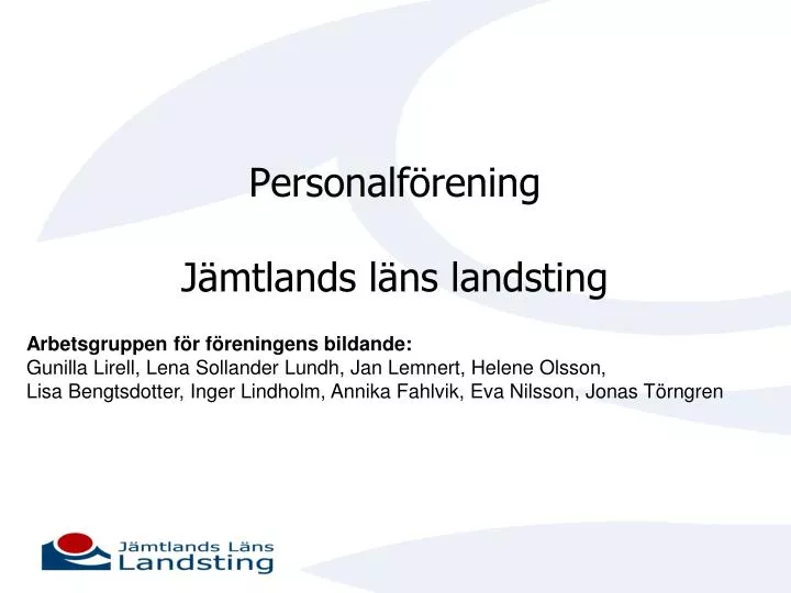 personalf rening j mtlands l ns landsting