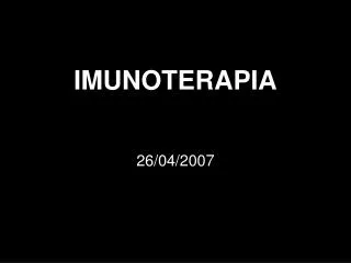 imunoterapia